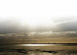 Hazy sunset on the beautiful island of Sanday